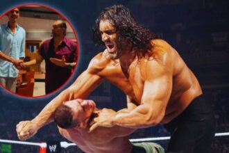 द ग्रेट खली और करण सिंह की मुलाकात।