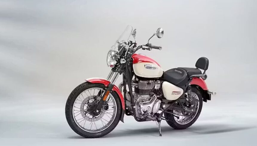 रॉयल एनफील्ड मेटियोर 350 2025 का नया लुक।