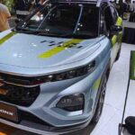 Maruti Fronx Flex Fuel Concept showcased at Japan Mobility Show 2025, capable of running on up to 85% ethanol blend, promoting green and sustainable mobility.