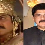 महाभारत में कर्ण के रूप में पंकज धीर की तस्वीर, जिन्होंने भारतीय टेलीविजन के इतिहास में अमिट छाप छोड़ी।