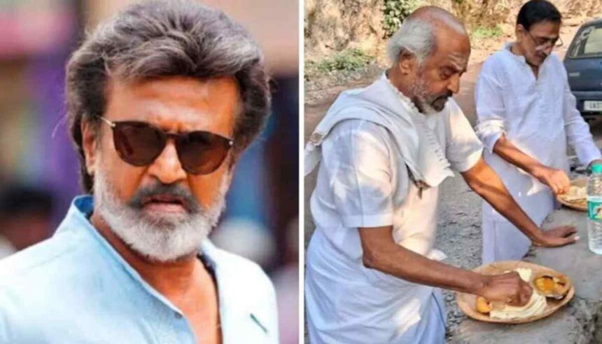 ऋषिकेश में गंगा किनारे ध्यान लगाते हुए रजनीकांत की तस्वीरें वायरल