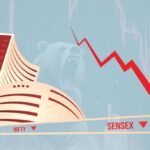 भारतीय शेयर बाजार चार्ट दिखा रहा है Sensex और Nifty का उतार-चढ़ाव