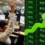 शेयर बाजार स्क्रीन में सेंसेक्स और निफ्टी ग्राफिक्स दिखाई दे रहे हैं