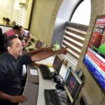 Indian stock market on October 20 2025: Sensex and Nifty indices showing upward movement