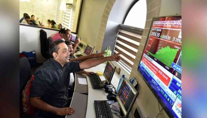 Indian stock market on October 20 2025: Sensex and Nifty indices showing upward movement