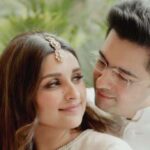 Parineeti Chopra and Raghav Chadha at Delhi hospital awaiting baby arrival