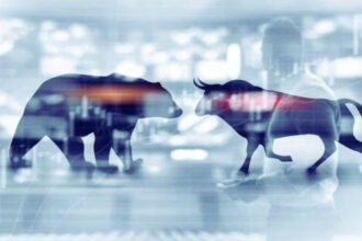 Sensex गिरा 150 अंक, Nifty 25,936 पर बंद; PSU बैंक और मेटल शेयरों में मजबूती।