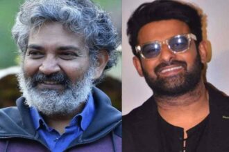 एस.एस. राजामौली, प्रभास और राणा दग्गुबाती बाहुबली: द इटरनल वॉर एनिमेटेड फिल्म की घोषणा के दौरान