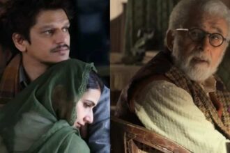 Gustaakh Ishq movie still featuring Vijay Varma and Fatima Sana Shaikh
