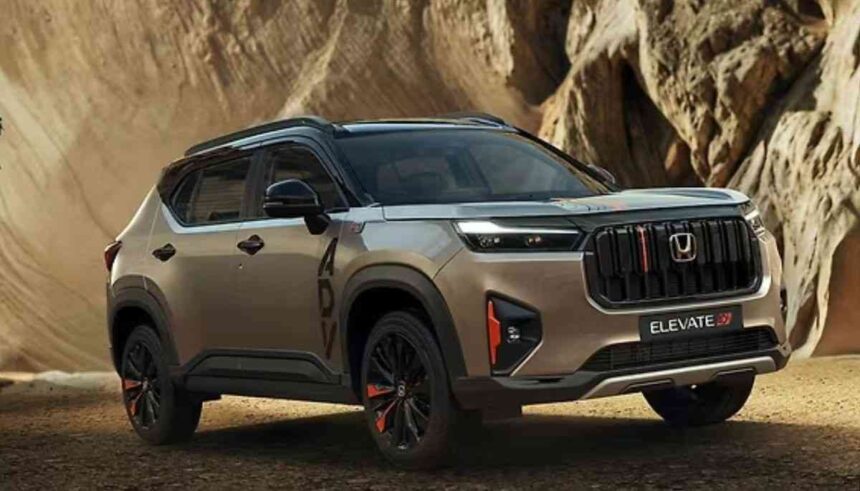 Honda Elevate ADV Edition भारत लॉन्च फोटो — नई SUV ऑरेंज एक्सेंट्स और ब्लैक अलॉय व्हील्स के साथ
