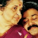 Mohanlal with his mother Santhakumari emotional bond