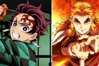 Demon Slayer Infinity Castle anime movie scene