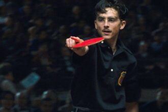 Marty Supreme movie में Timothée Chalamet का सीन