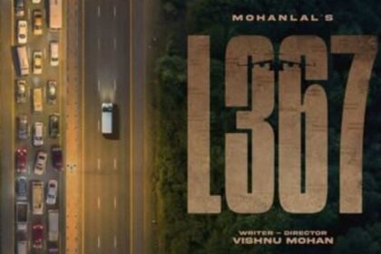 Mohanlal L367 movie poster Vishnu Mohan