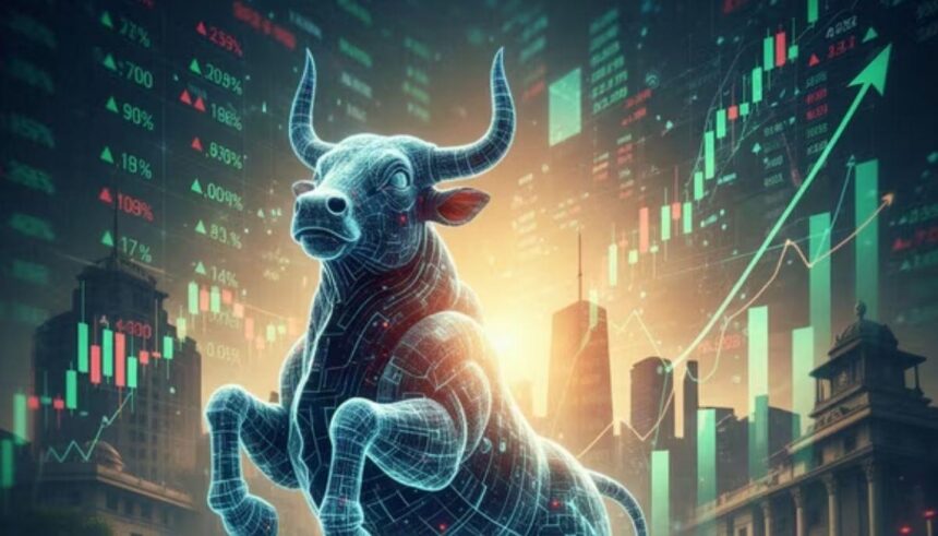 Sensex jumps 900 points Nifty above 25000 stock market today