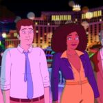 Strip Law एनिमेटेड सीरीज के किरदार कोर्टरूम में बहस करते हुए