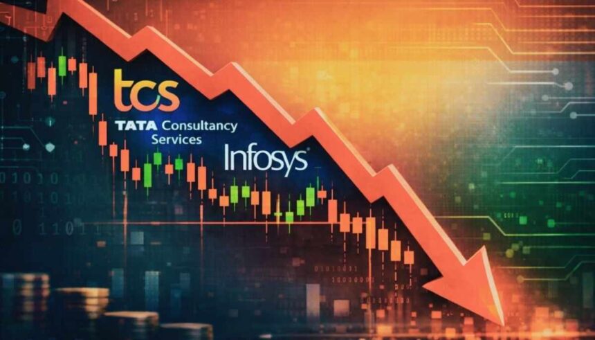 TCS Infosys Wipro IT stocks crash due to AI disruption fears