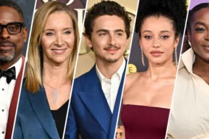 The Actor Awards 2026 का मंच, SAG-AFTRA द्वारा आयोजित लाइव अवॉर्ड शो Netflix पर प्रसारित होता हुआ