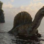 The Dinosaurs डॉक्यूमेंट्री सीरीज़ का दृश्य जिसमें प्राचीन काल के डायनासोर दिखाए गए हैं