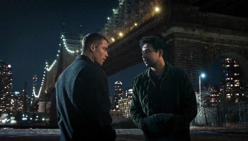 The Night Agent Season 3 में पीटर सदरलैंड का एक्शन सीन, अंतरराष्ट्रीय मिशन के दौरान तनावपूर्ण माहौल