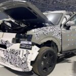 Chery JLR Freelander SUV crash test spy shots electric SUV design features