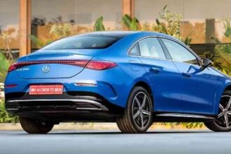 Mercedes CLA 200 EV electric luxury sedan with 542 km range