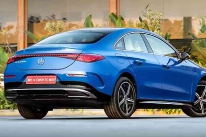 Mercedes CLA 200 EV electric luxury sedan with 542 km range