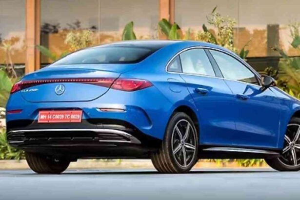 Mercedes CLA 200 EV electric luxury sedan with 542 km range