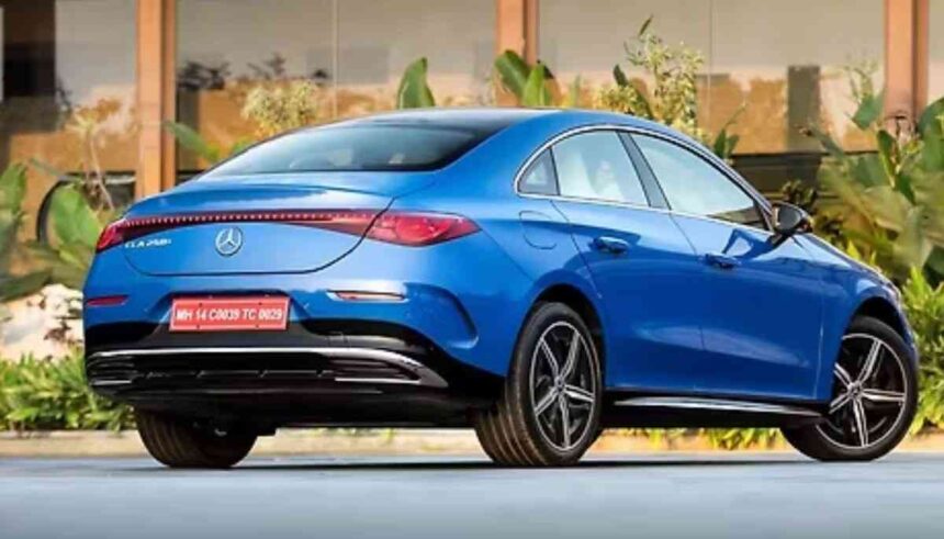 Mercedes CLA 200 EV electric luxury sedan with 542 km range