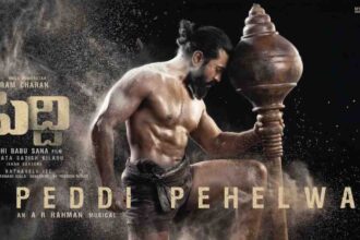 Ram Charan Peddi Pehelwan look Hanuman pose Hindi