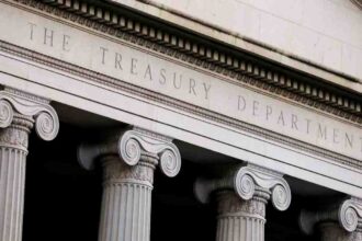 ग्लोबल फाइनेंशियल मार्केट ग्राफ जिसमें अमेरिकी ट्रेजरी यील्ड में बढ़ोतरी दिखाई दे रही है।