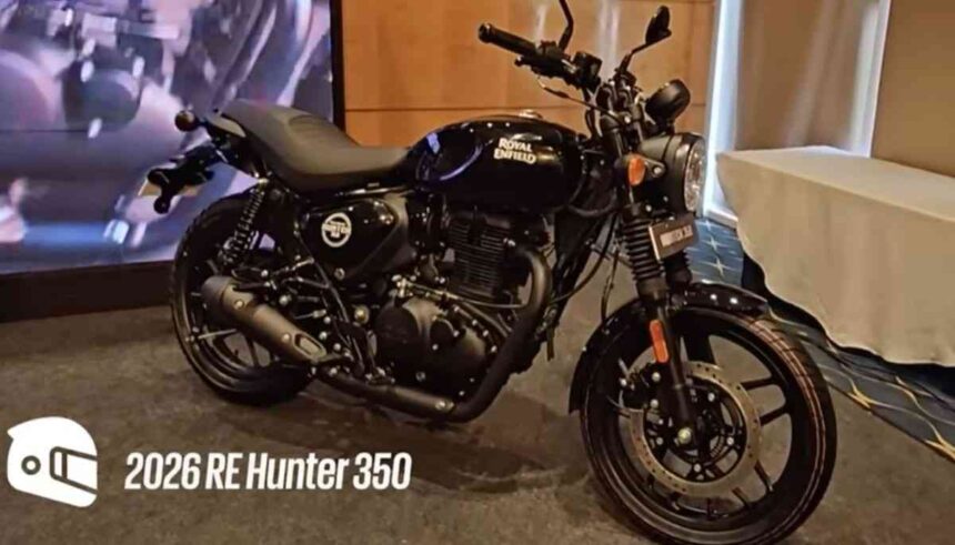 2026 Royal Enfield Hunter 350 with new colours and alloy wheels in India