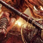 Mahavatar Parshuram मोशन पोस्टर में खून से सना परशु लिए योद्धा युद्धभूमि में खड़ा