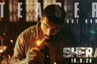Parmish Verma action look in Shera Punjabi movie teaser