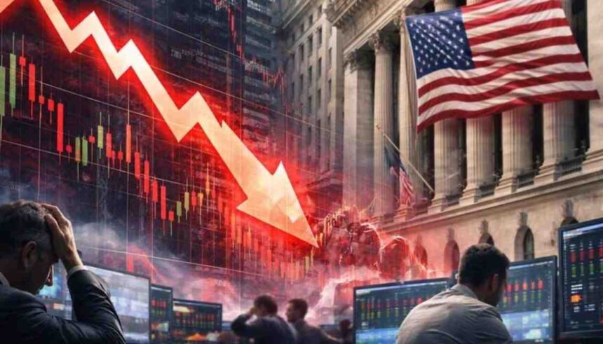 US stock market गिरावट Iran ceasefire टूटने के बाद Dow Nasdaq oil price impact