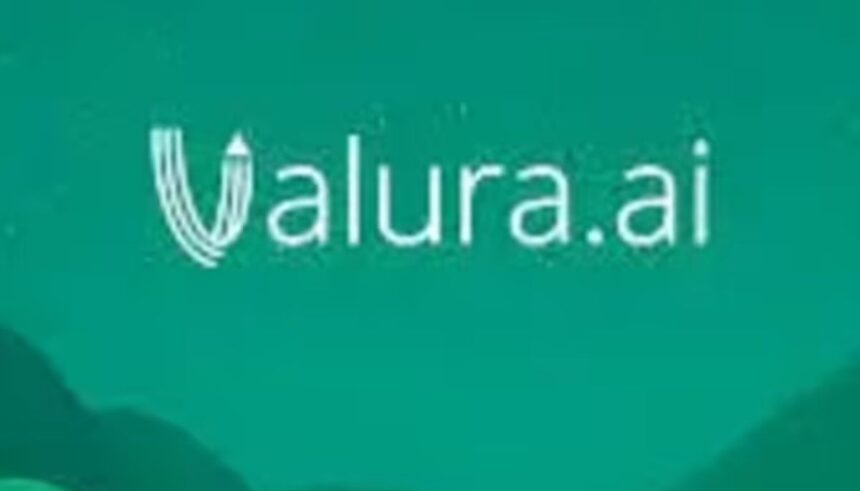 Valura.ai AI investment platform dashboard with global asset management concept