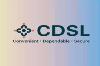 CDSL Q4 Results 2026 chart showing profit decline and demat account growth
