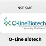 Q-Line Biotech IPO details और healthcare diagnostics business को दर्शाता बिजनेस ग्राफिक