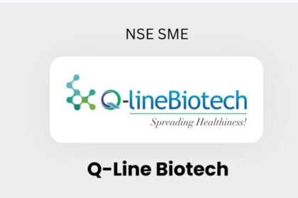 Q-Line Biotech IPO details और healthcare diagnostics business को दर्शाता बिजनेस ग्राफिक
