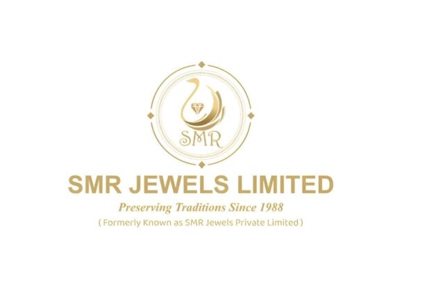 SMR Jewels IPO से जुड़ी जानकारी और ज्वेलरी डिजाइन प्रदर्शित करती तस्वीर