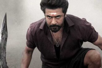 Suriya in intense courtroom and action avatar from Karuppu trailer