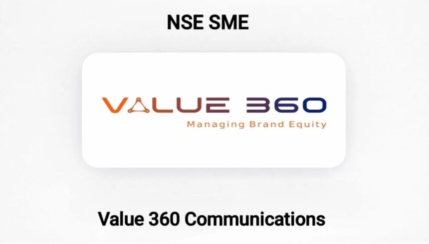 Value 360 Communications IPO 2026 price band lot size subscription details NSE SME listing