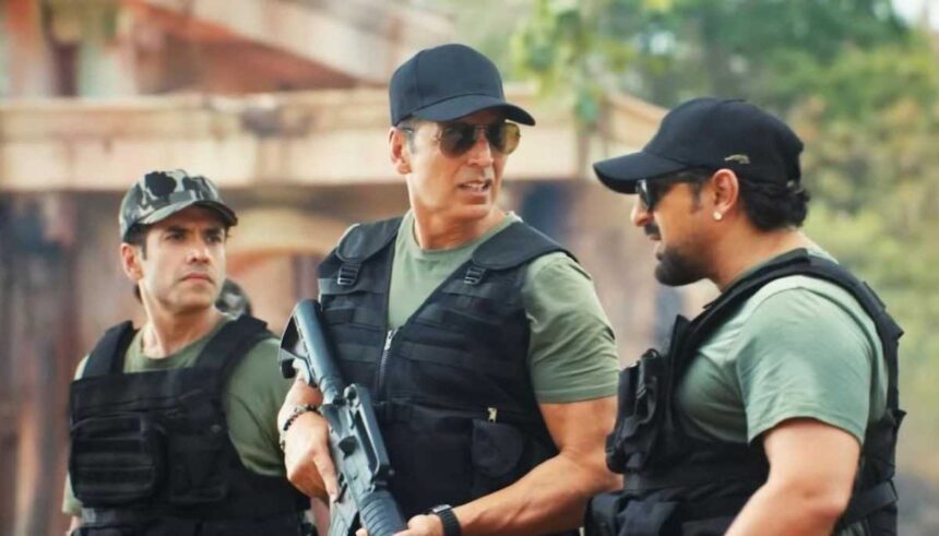 Welcome To The Jungle teaser में Akshay Kumar और स्टारकास्ट की chaotic comedy को दर्शाता पोस्टर