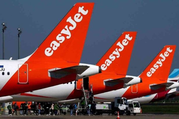 EasyJet विमान की तस्वीर, Castlelake द्वारा संभावित अधिग्रहण की खबर के बाद शेयरों में तेजी