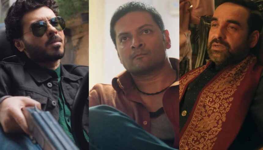 Mirzapur The Movie Teaser में पंकज त्रिपाठी, अली फज़ल और दिव्येंदु की दमदार झलक।