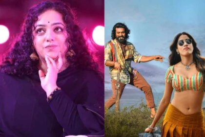Nithya Menen और Janhvi Kapoor की तस्वीर, जिसमें Peddi विवाद पर अभिनेत्री का बयान सुर्खियों में है।