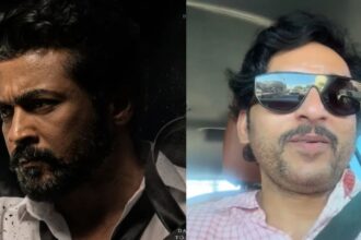 Suriya और RJ Balaji की फिल्म Karuppu का पोस्टर, ट्रेलर रिलीज को लेकर फैंस के बीच बढ़ती उत्सुकता।