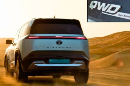 Tata Sierra EV AWD teaser electric SUV launch battery features price India